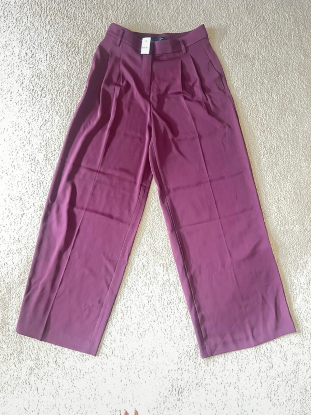 Ann Taylor Burgundy Wide Leg Dress Pants - Size 4 - New with Tags